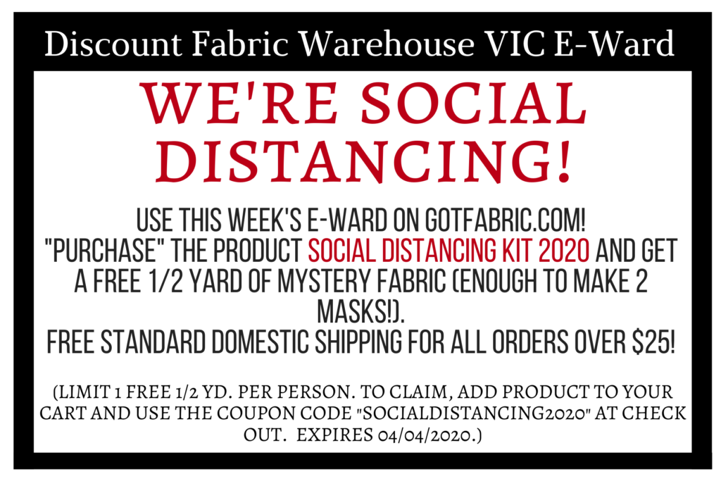03/29 E-Ward • Discount Fabric Warehouse